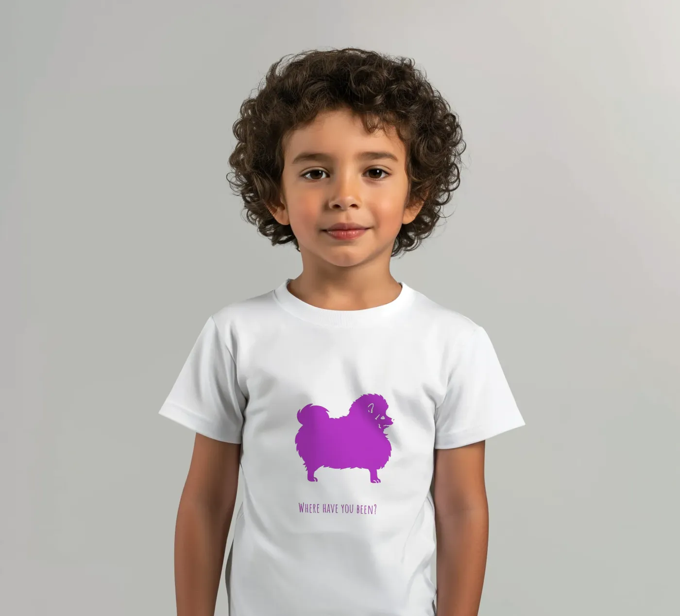 Piccolo spitz t-shirt bambini da Pop dogs
