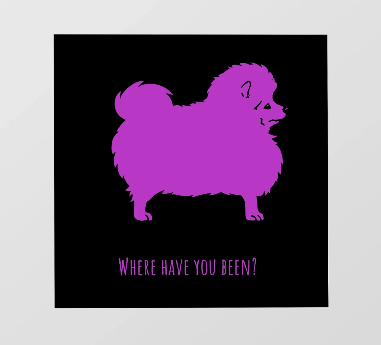 Piccolo spitz pellicola backlit da Pop dogs