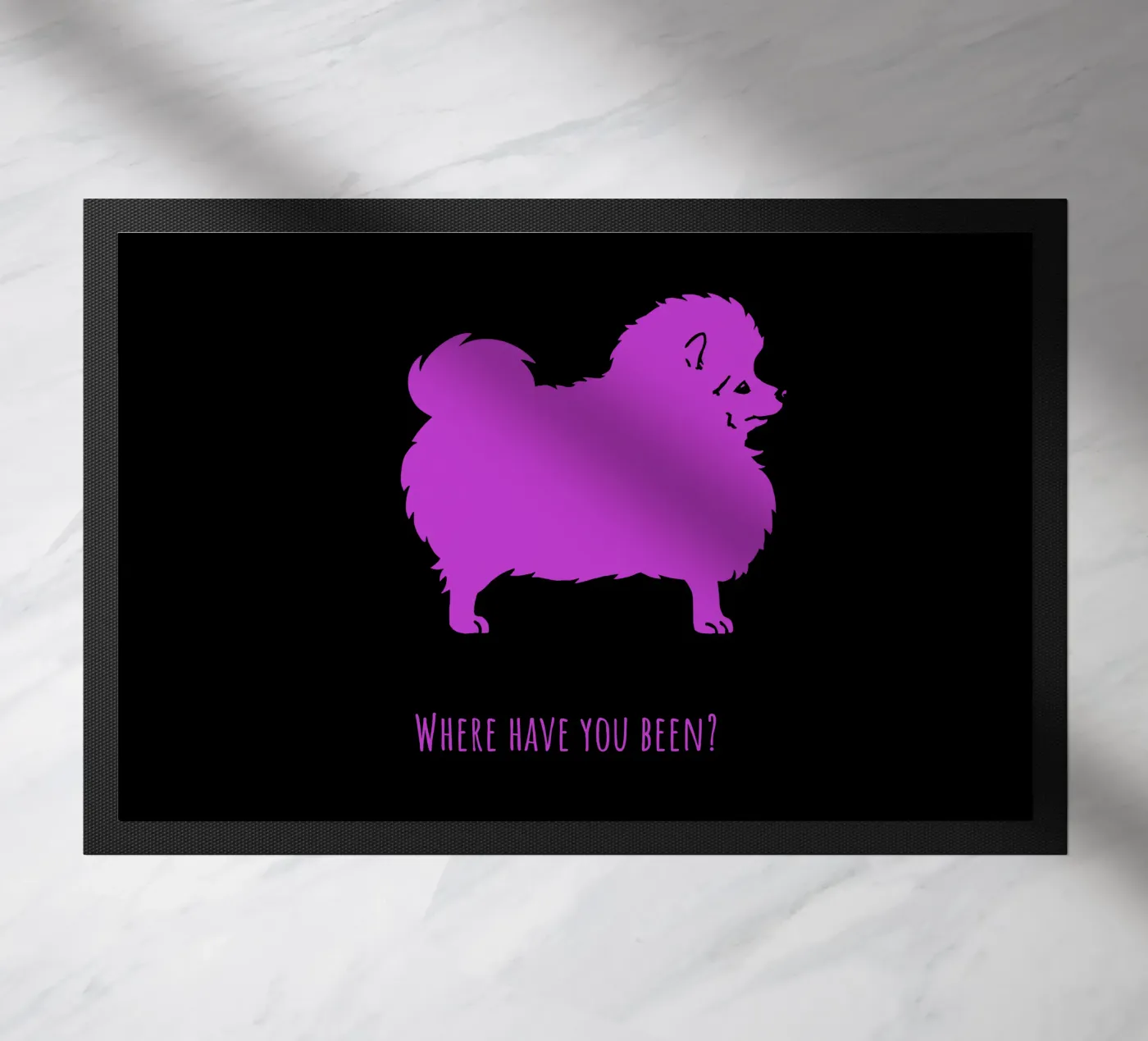 Small spitz doormat by Pop dogs