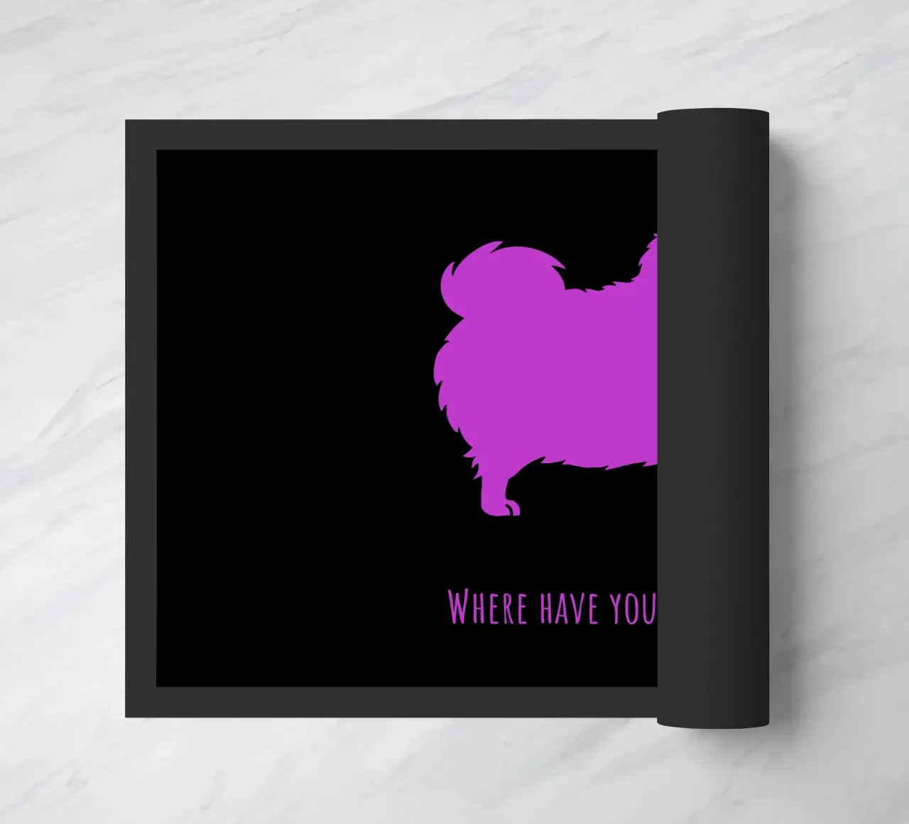 Small spitz doormat by Pop dogs