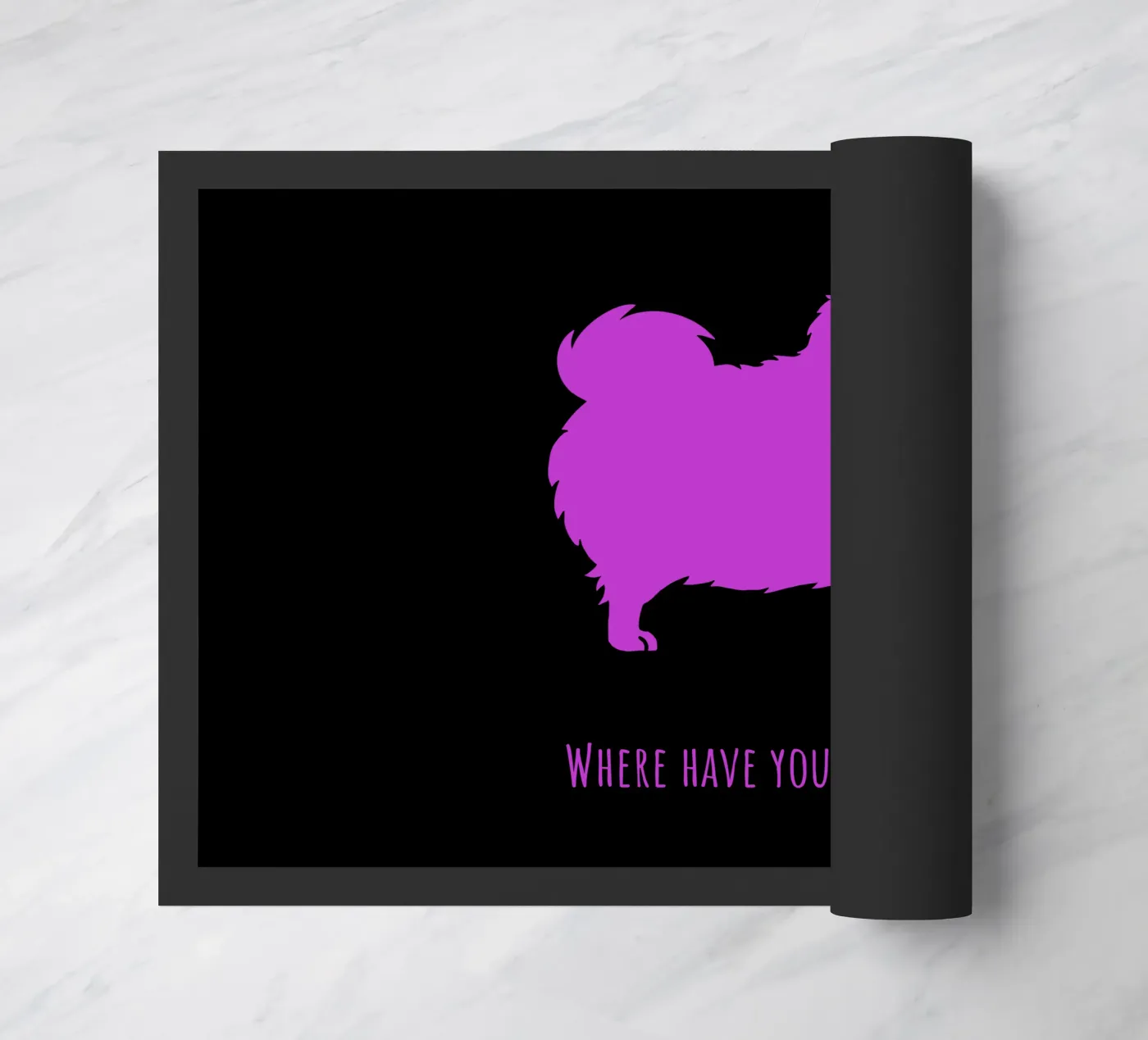 Small spitz doormat by Pop dogs