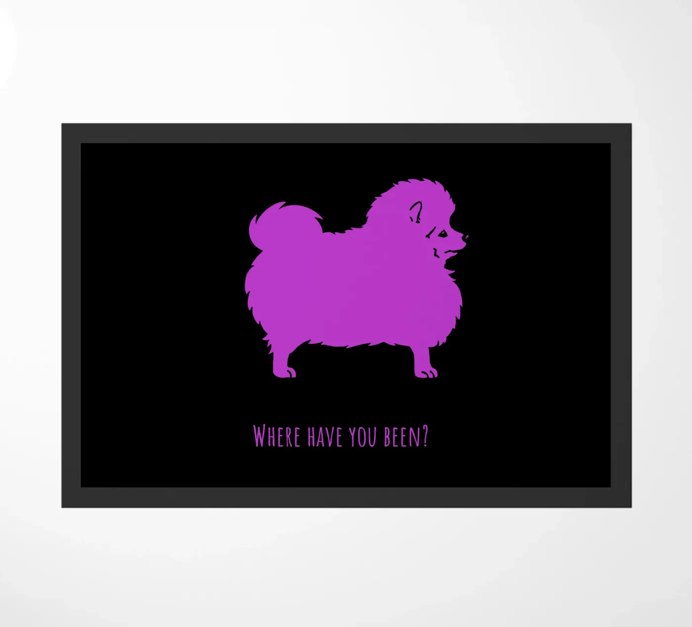 Small spitz doormat by Pop dogs