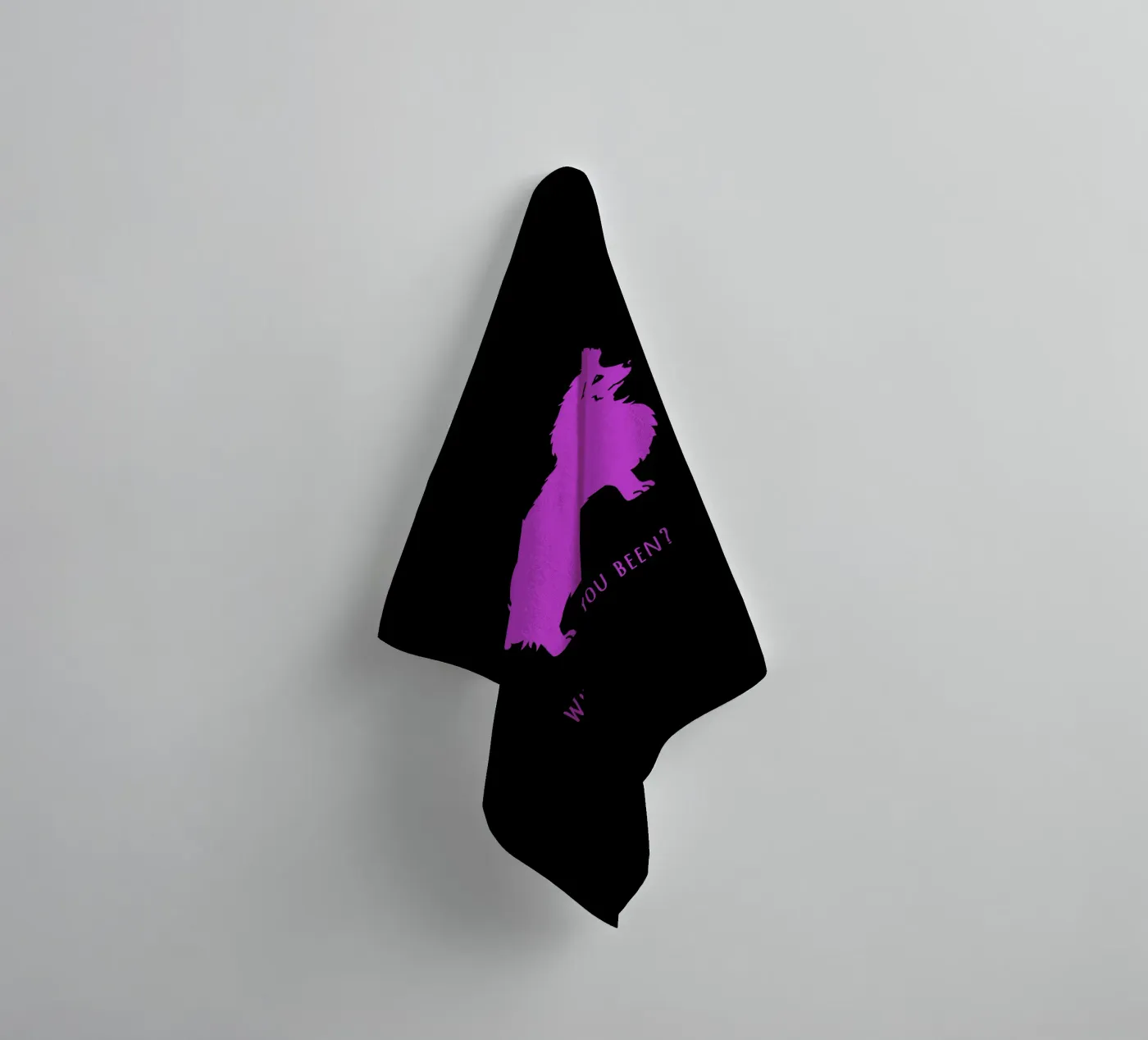 Small spitz towel by Pop dogs