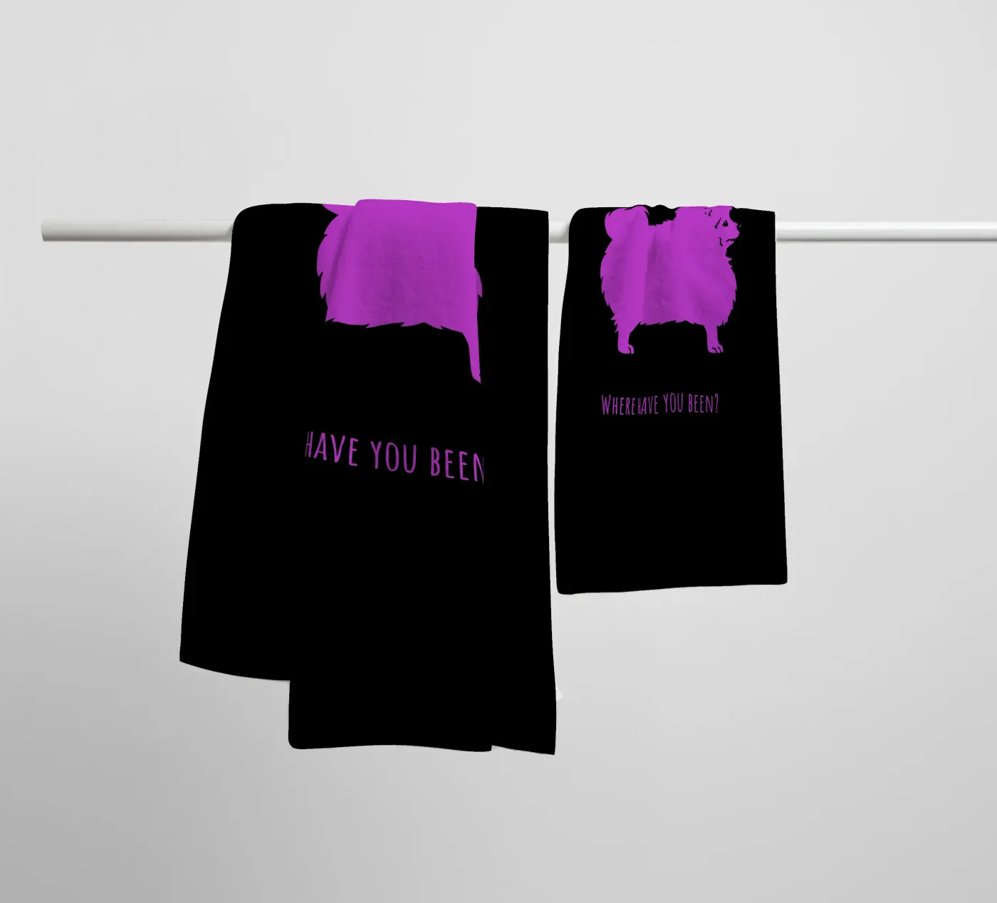 Small spitz towel by Pop dogs