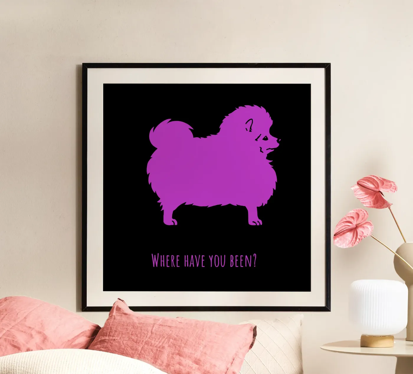 Small spitz poster by Pop dogs