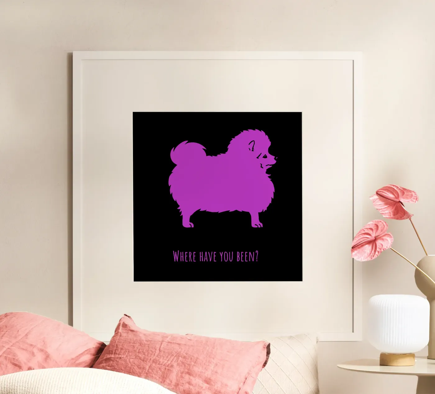 Small spitz poster by Pop dogs