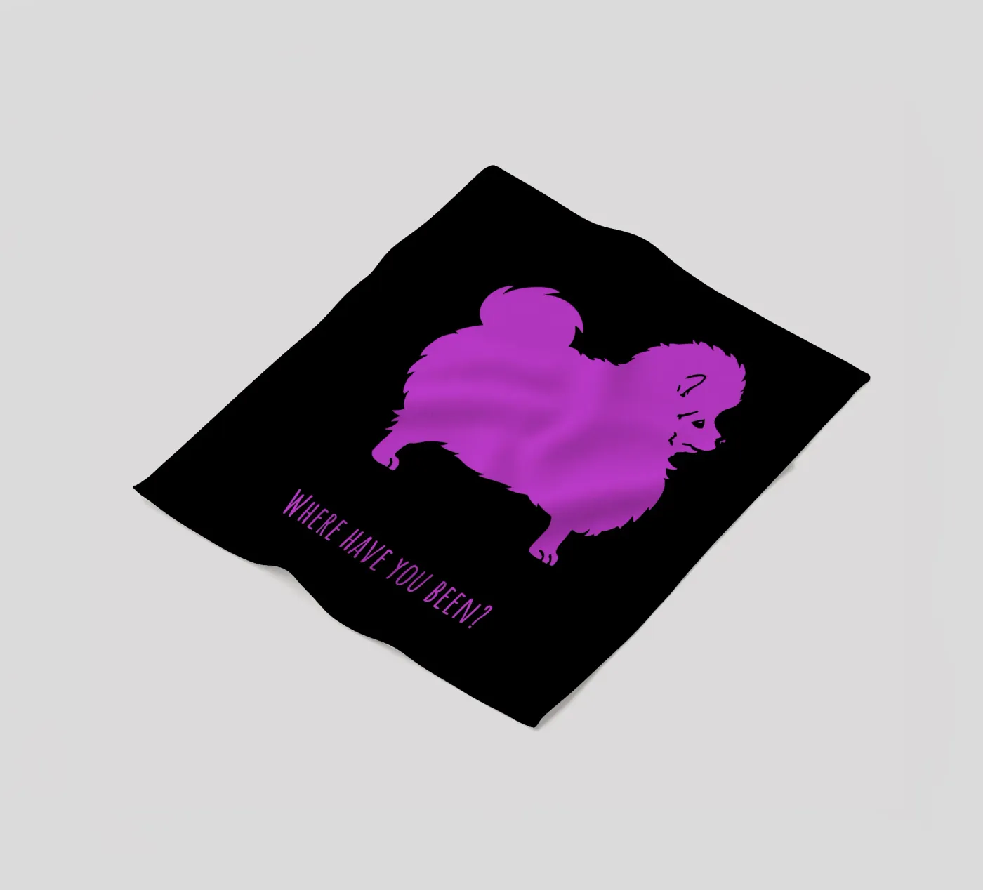 Small spitz fleece blanket by Pop dogs