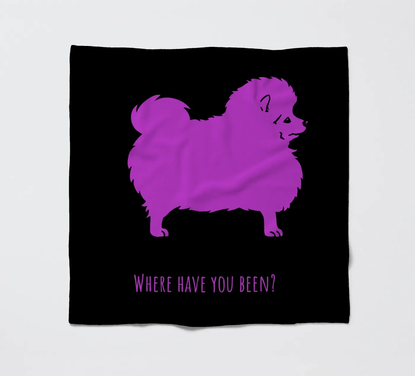 Small spitz fleece blanket by Pop dogs