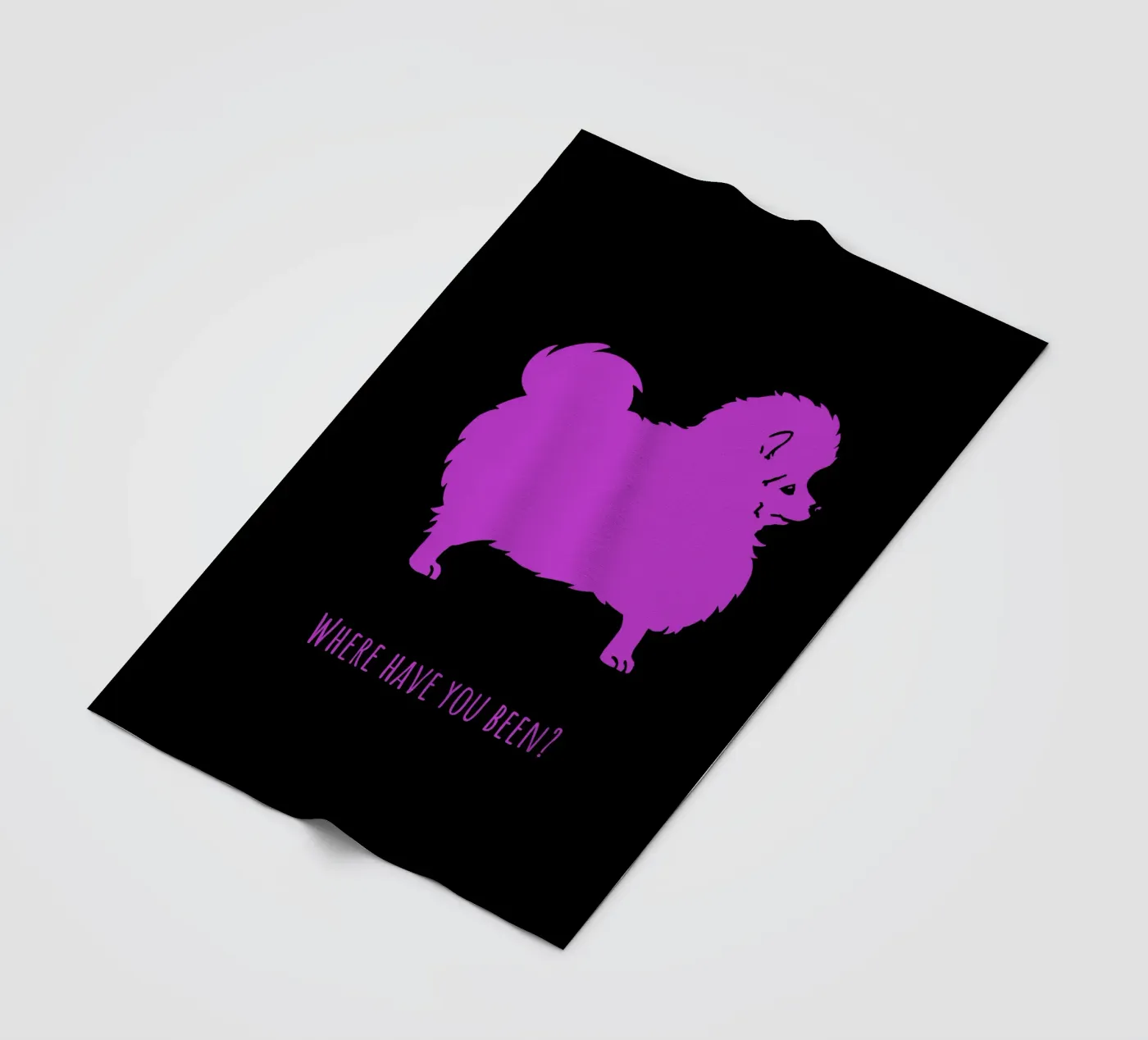 Small spitz fleece blanket by Pop dogs