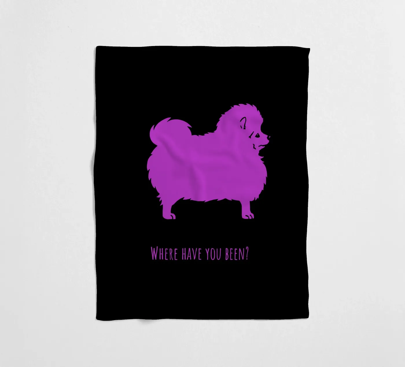 Small spitz fleece blanket by Pop dogs