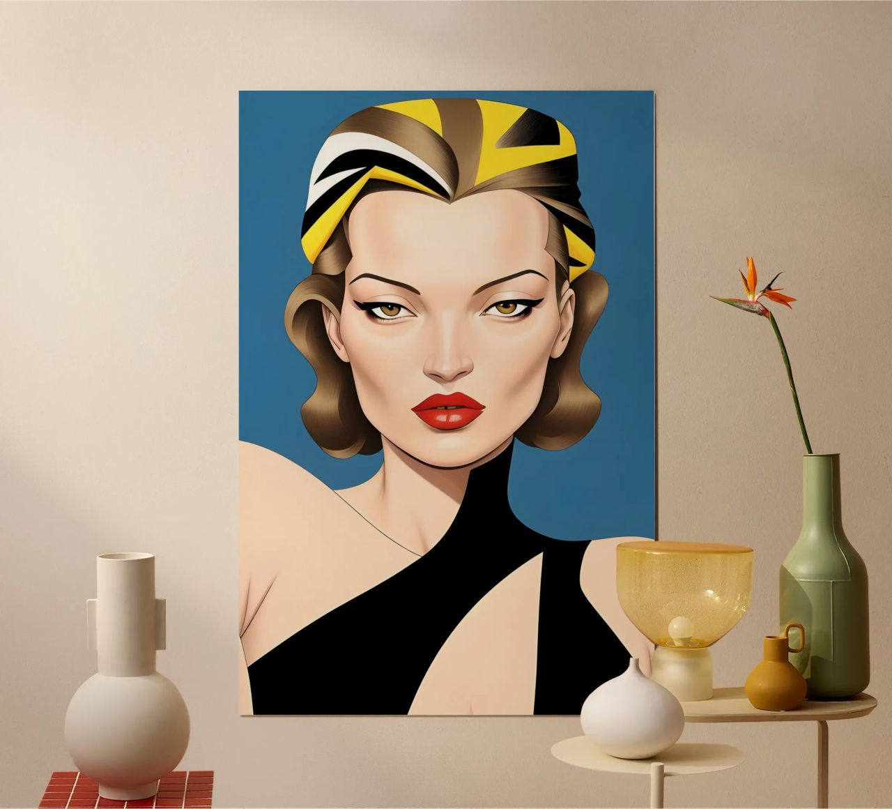 VOGUE FASHION PORTRAIT poster by ART DECO