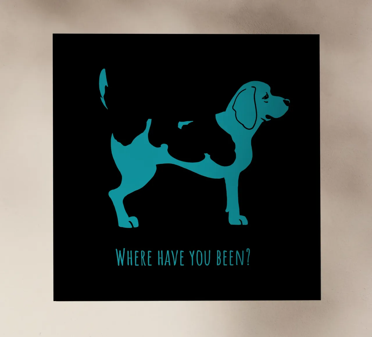 Beagle pellicola backlit da Pop dogs