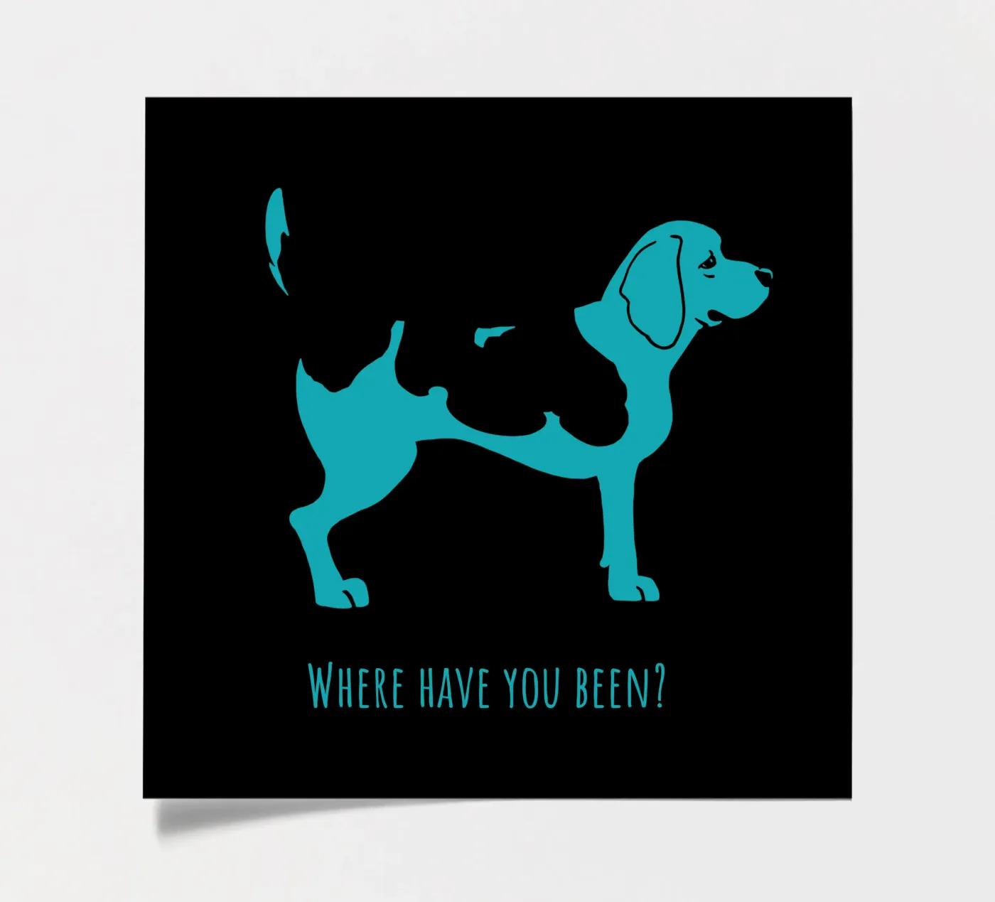 Beagle stickervel van Pop dogs