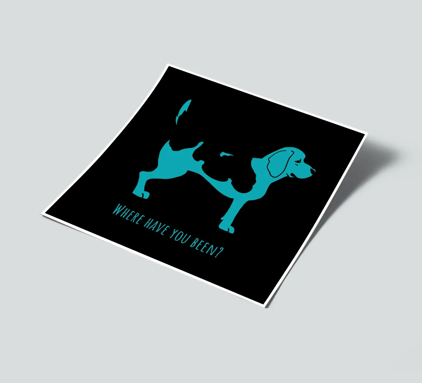 Beagle stickervel van Pop dogs