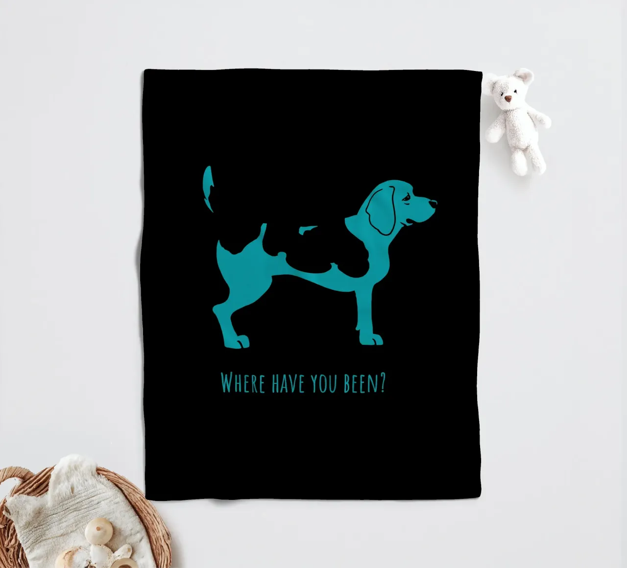 Beagle Fleecedecke von Pop dogs