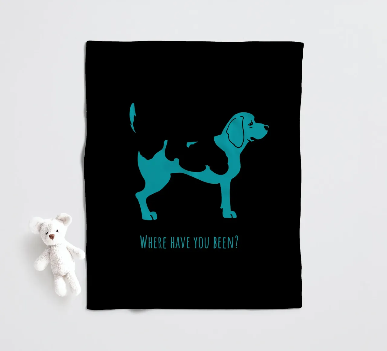 Beagle Fleecedecke von Pop dogs