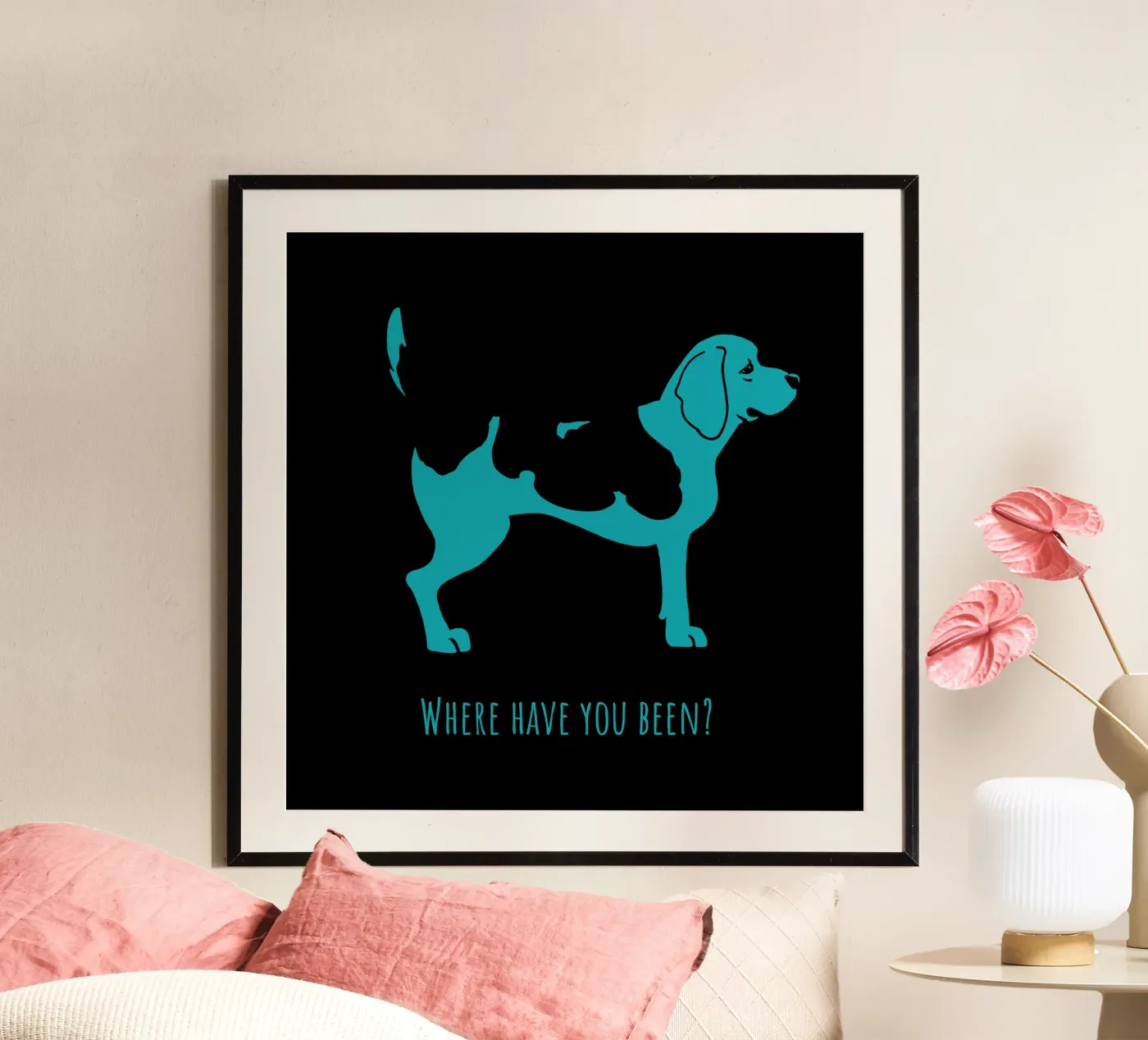 Beagle Poster von Pop dogs