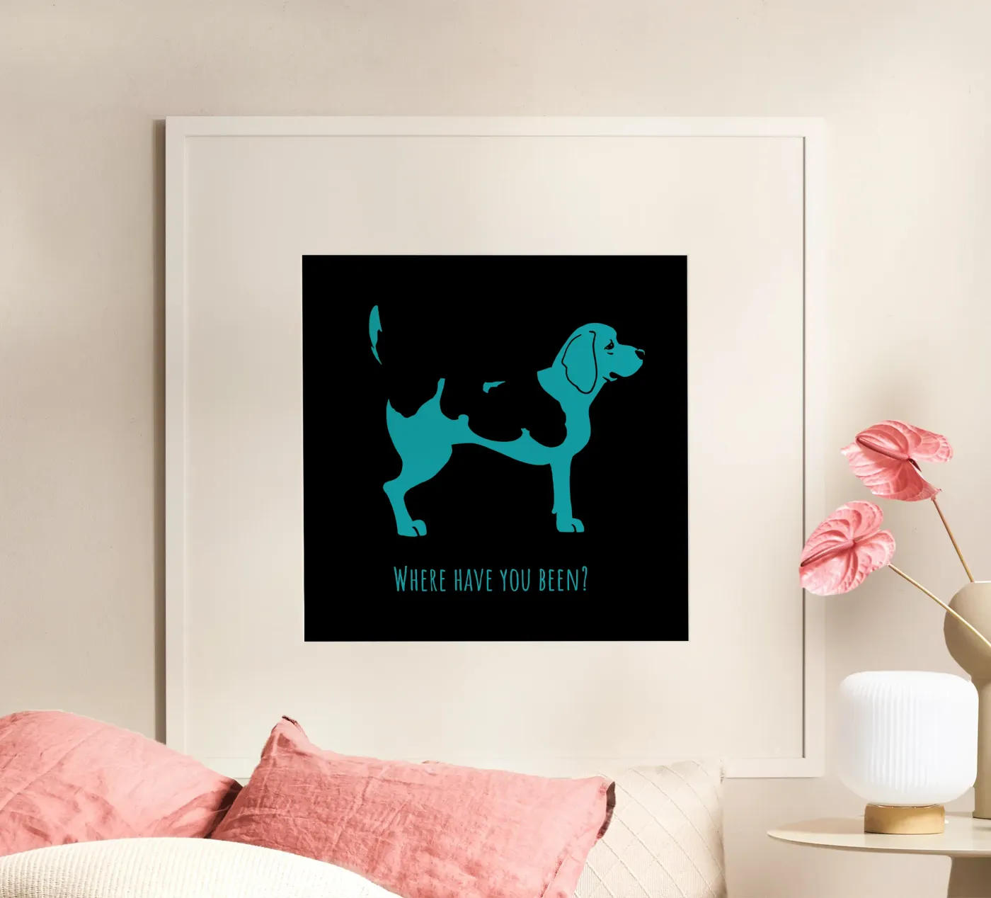 Beagle Poster von Pop dogs