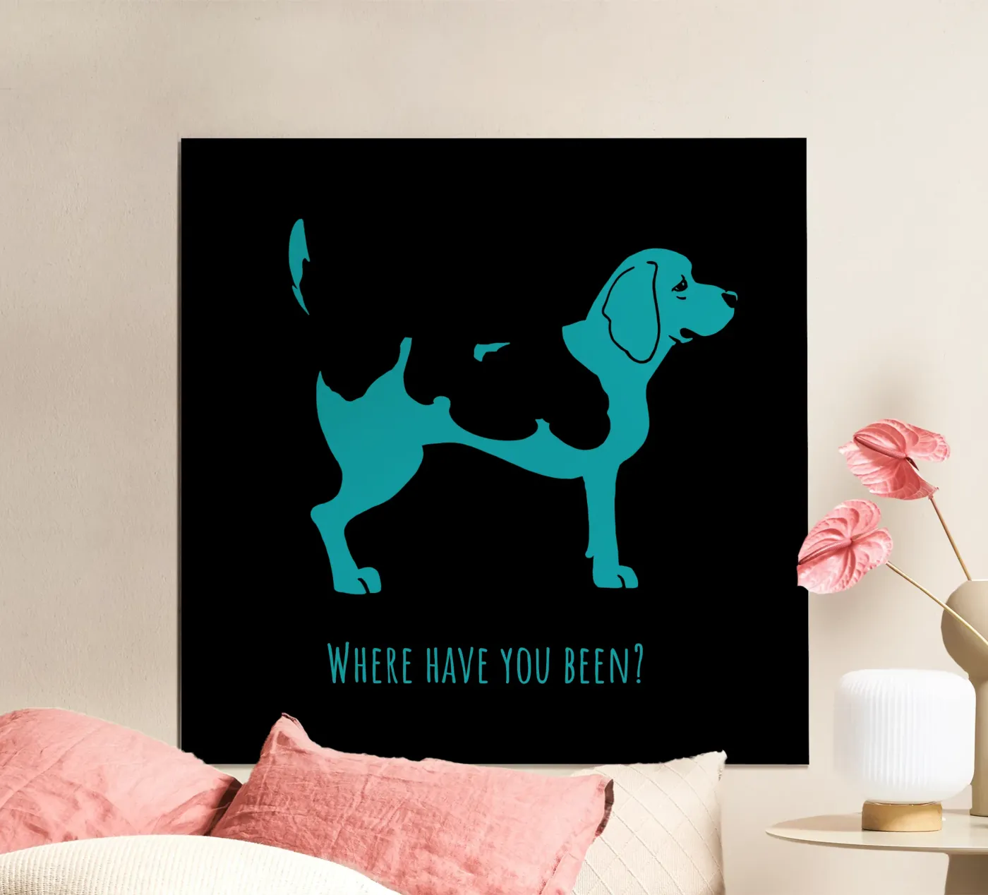 Beagle Poster von Pop dogs