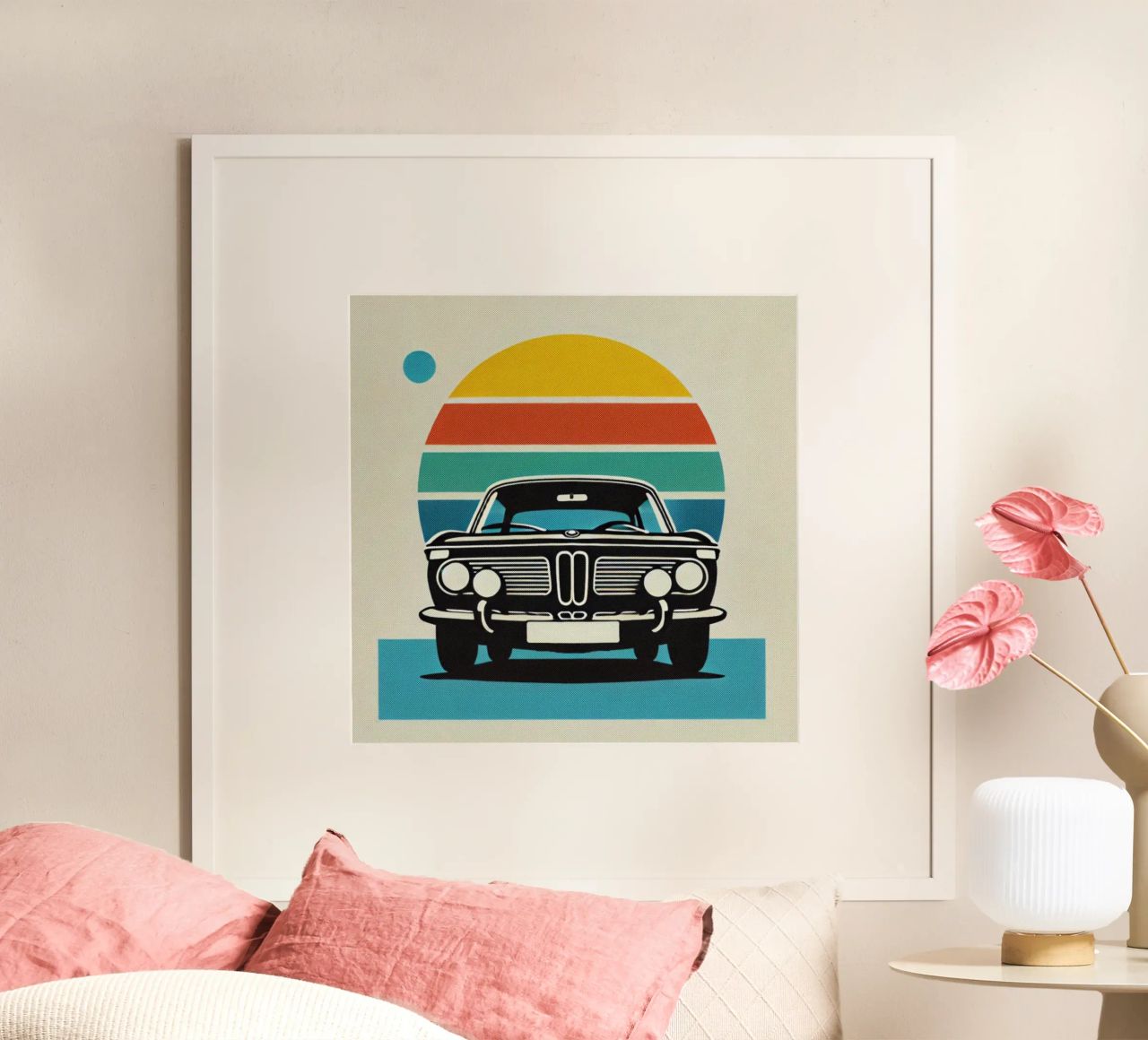 BMW - Vintage poster print poster by posterprints-by-nomad