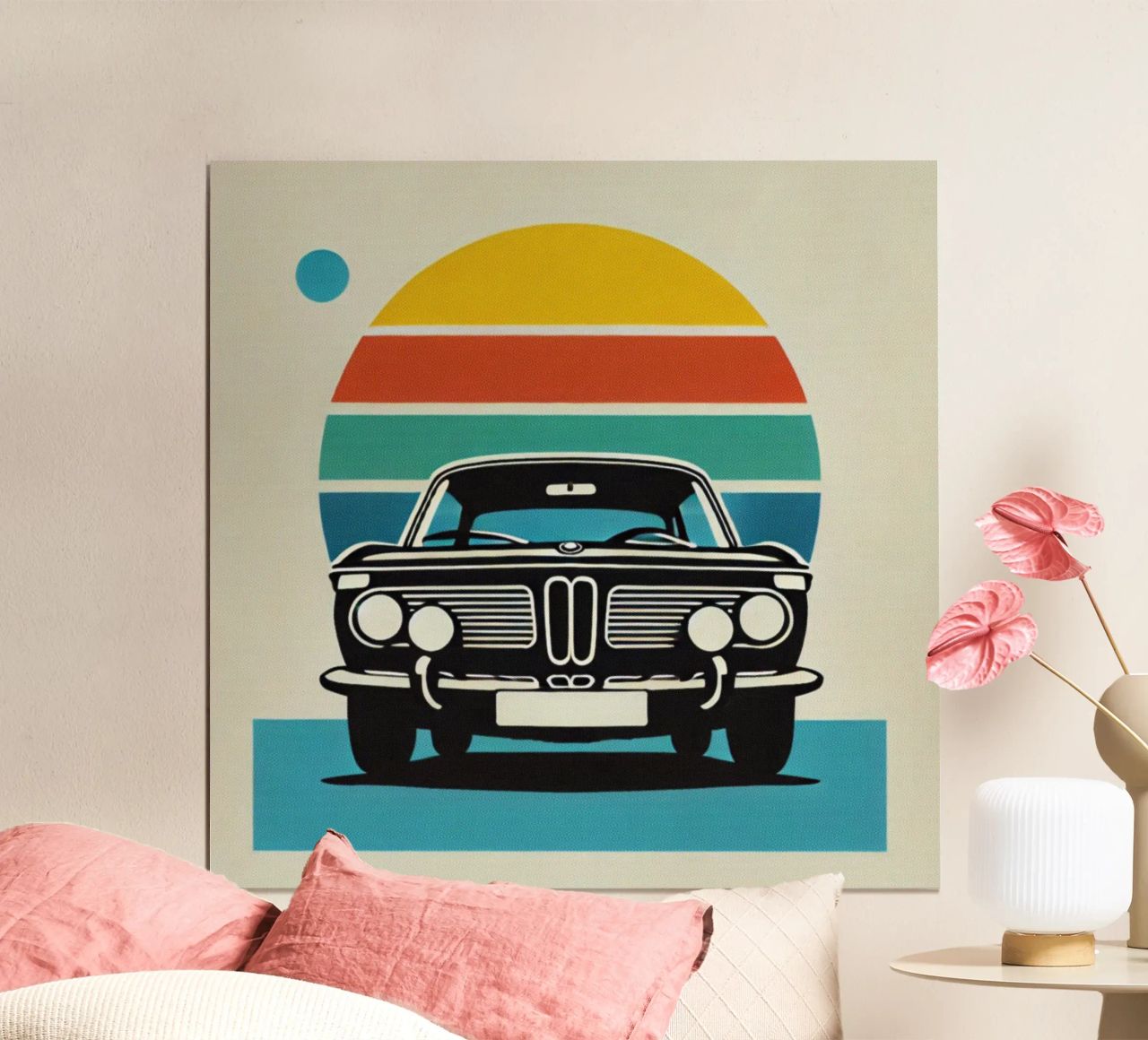 BMW - Vintage poster print poster by posterprints-by-nomad