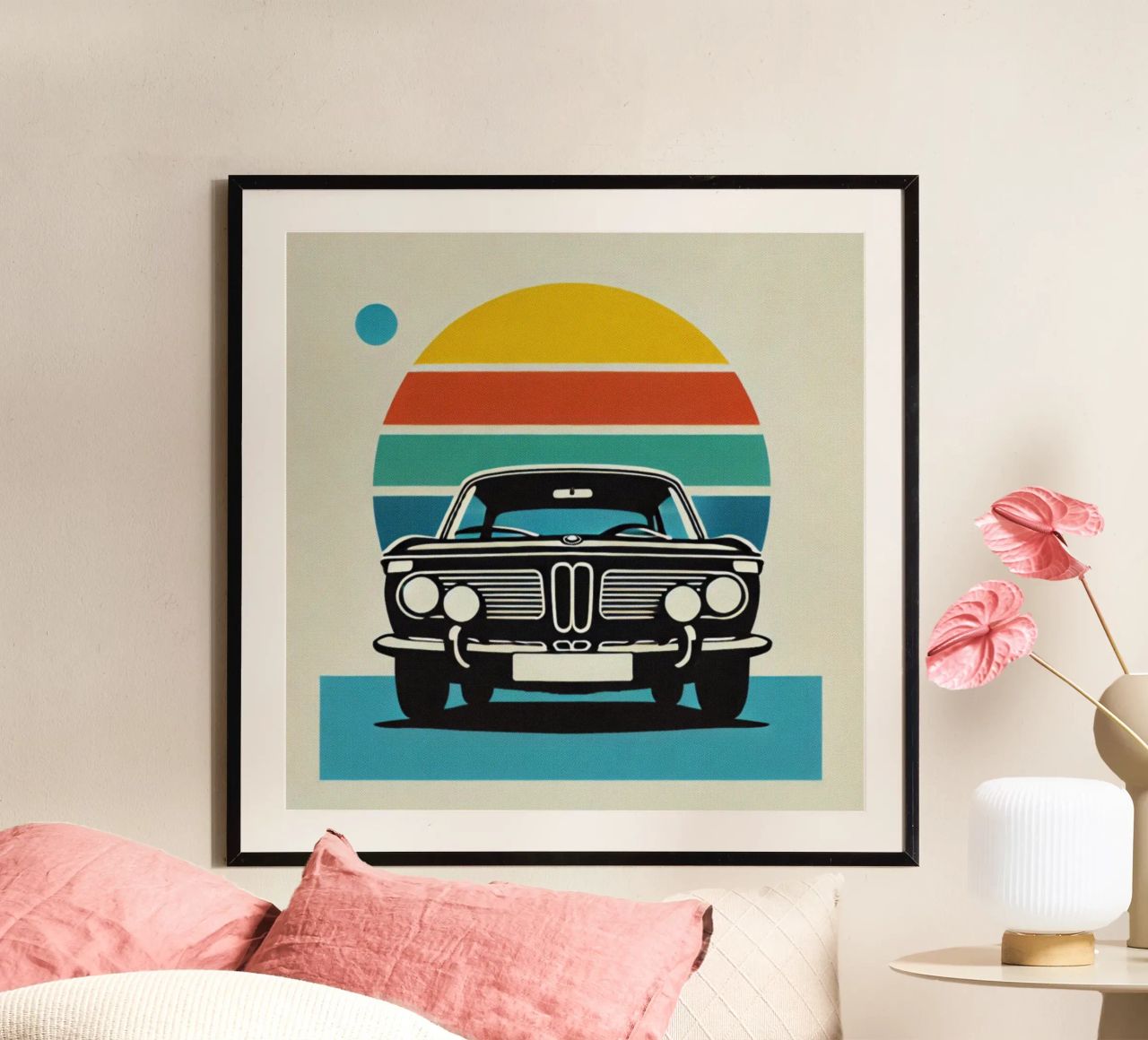 BMW - Vintage poster print poster by posterprints-by-nomad