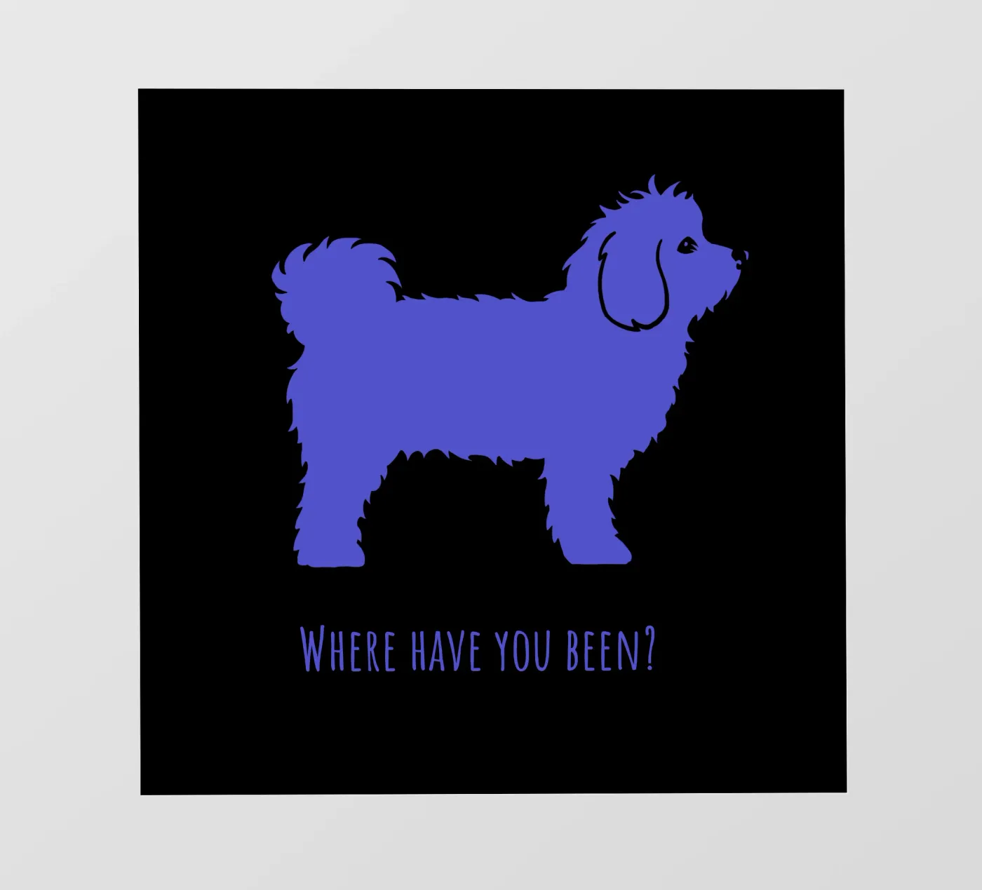 Maltezer hond fotobehang van Pop dogs