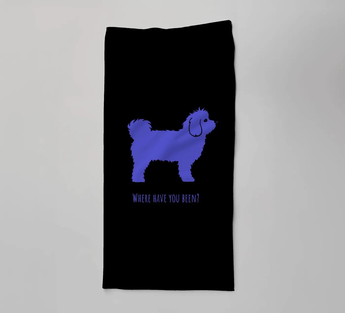 Maltezer hond badhanddoek van Pop dogs