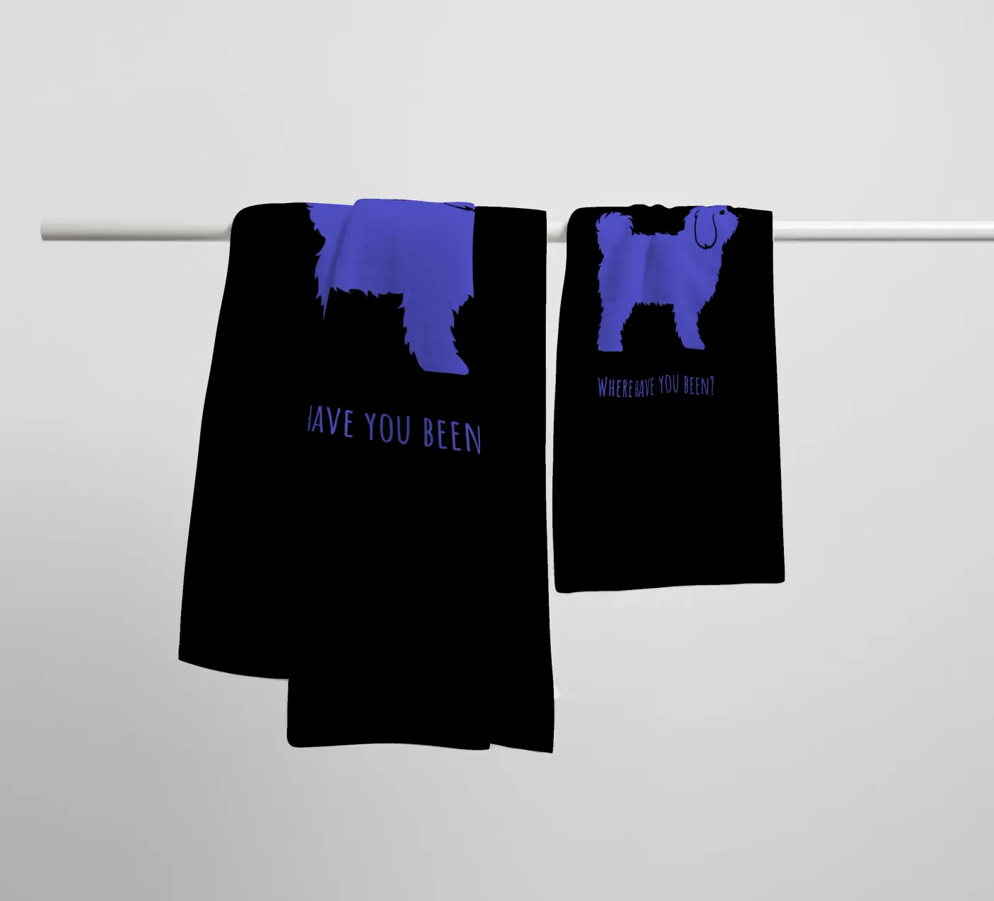 Maltezer hond badhanddoek van Pop dogs