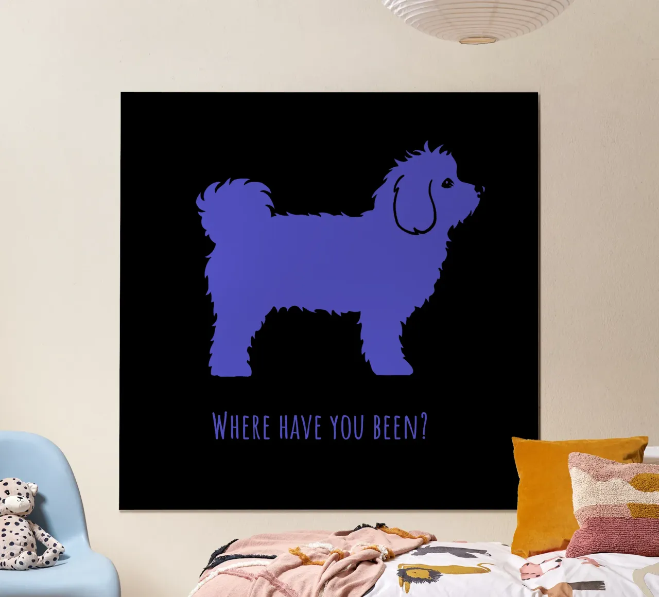 Cane maltese poster da Pop dogs