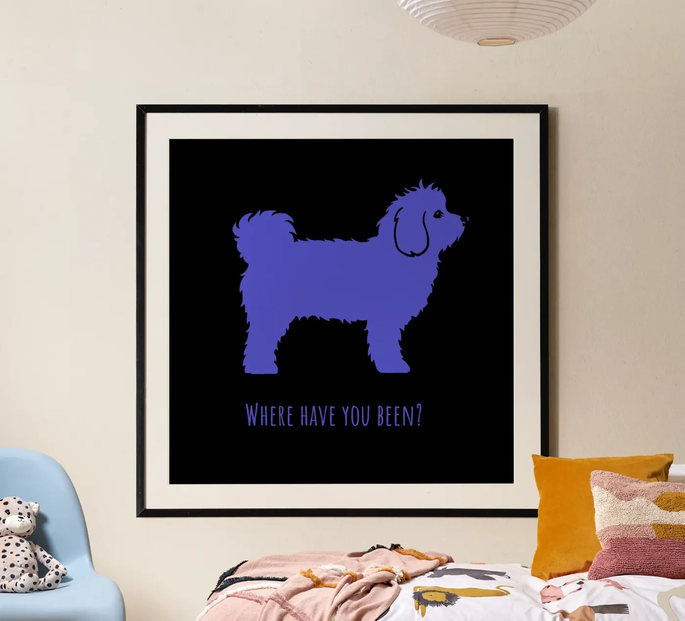 Cane maltese poster da Pop dogs