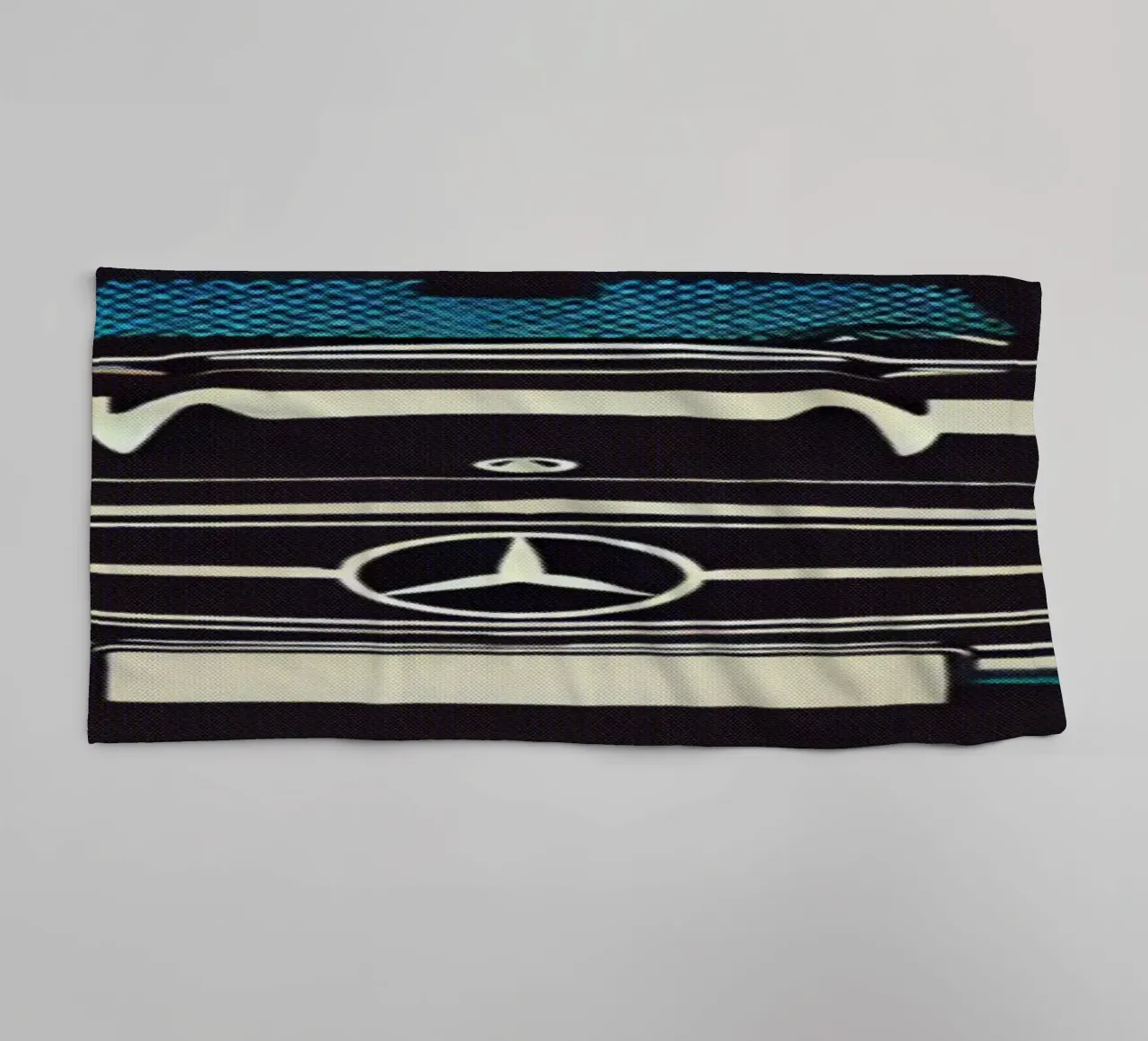 Mercedes - Vintage poster printing towel by posterprints-by-nomad