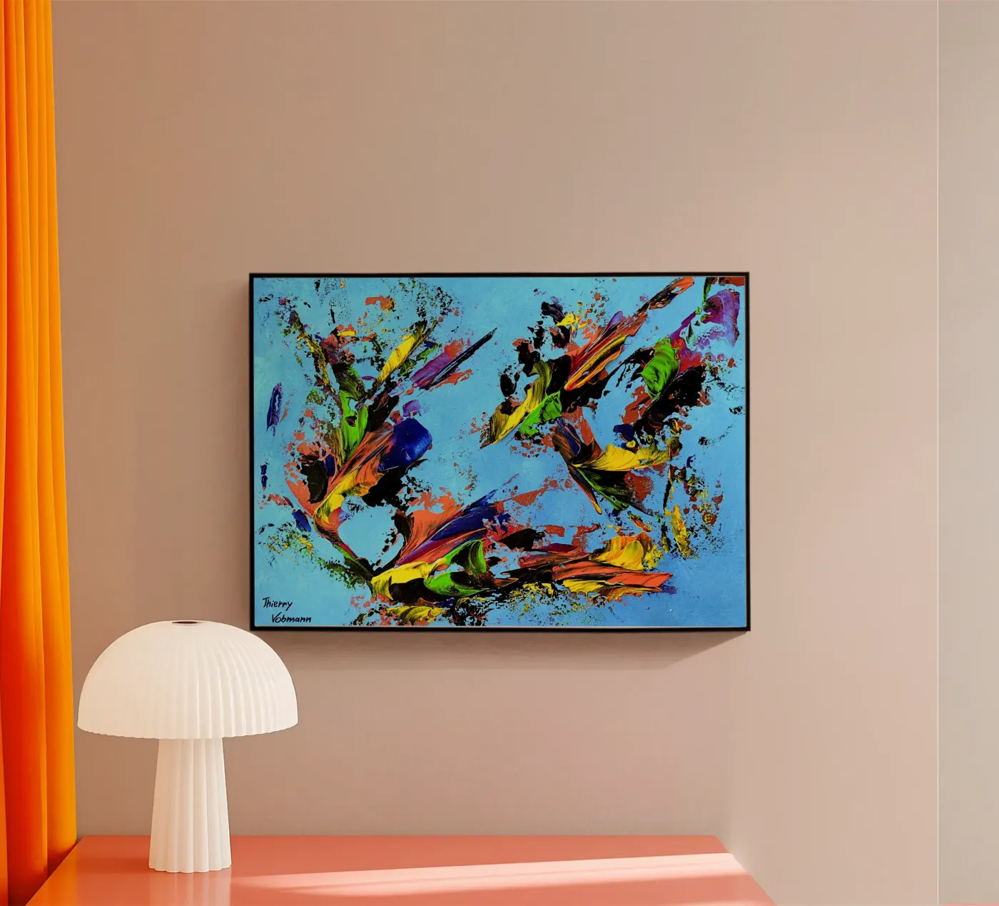 IDEAL GIFT 121 plexiglass da Thierry Vobmann Abstract painting
