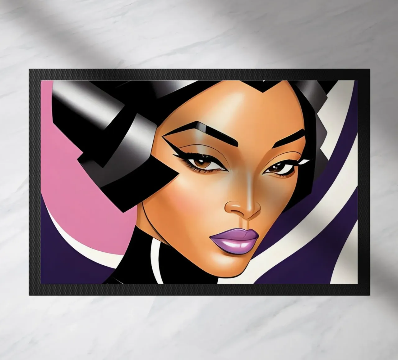 BLACK ELEGANCE doormat by ART DECO