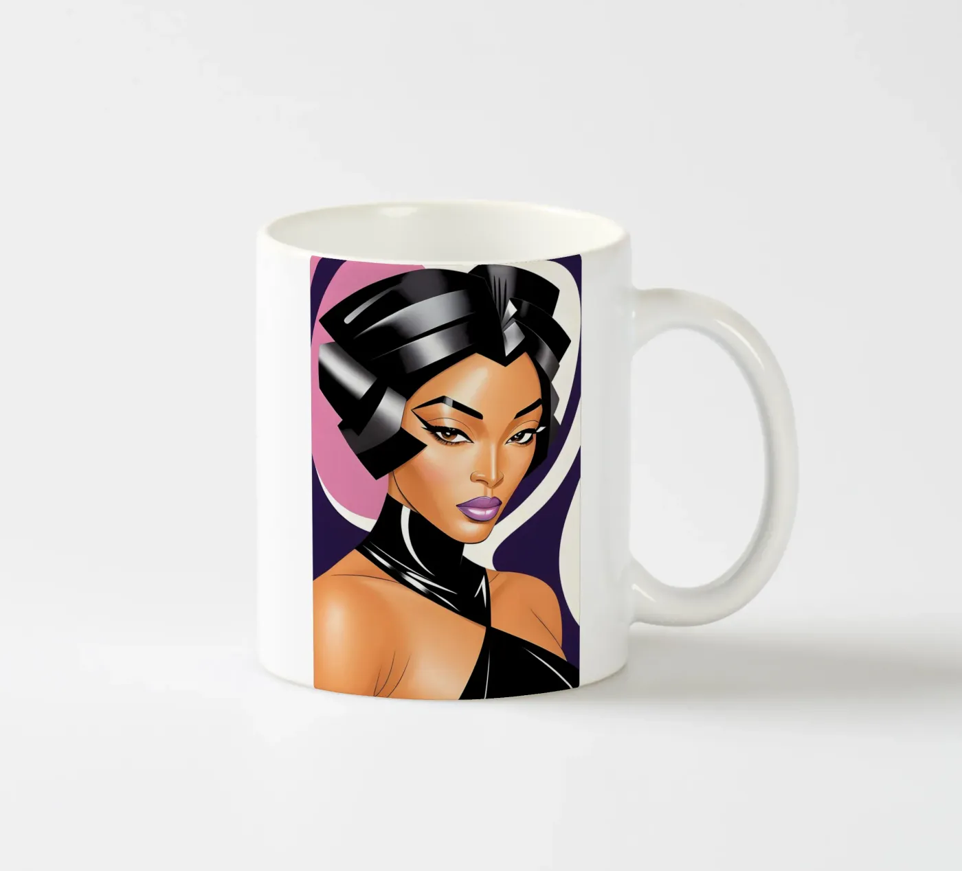 BLACK ELEGANCE ceramic mug by ART DECO