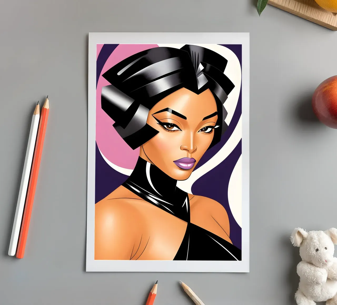 BLACK ELEGANCE sticker sheet by ART DECO