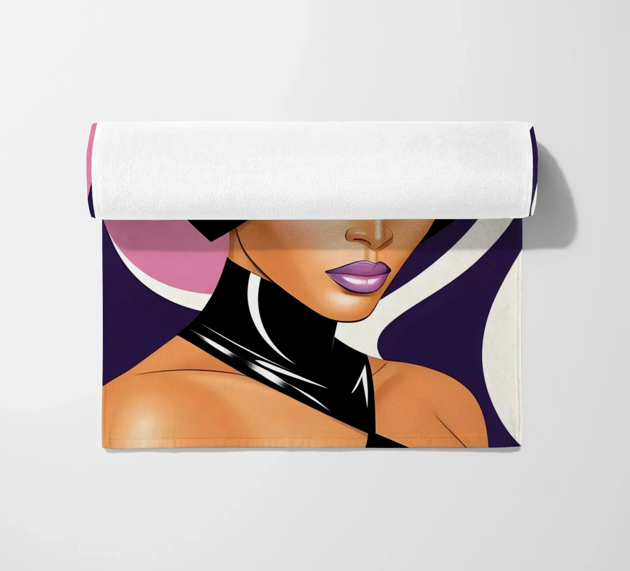 BLACK ELEGANCE beach towel by ART DECO