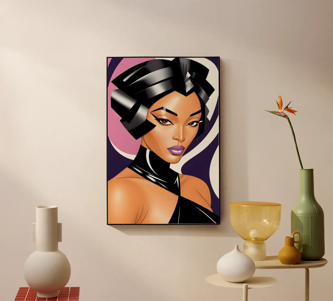 ELEGANZA NERA plexiglass da ART DECO
