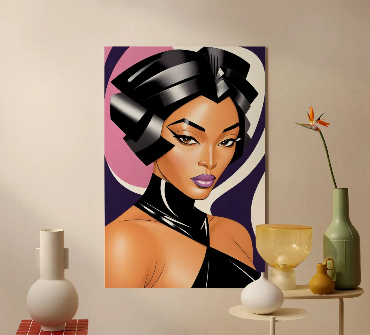 ELEGANZA NERA plexiglass da ART DECO