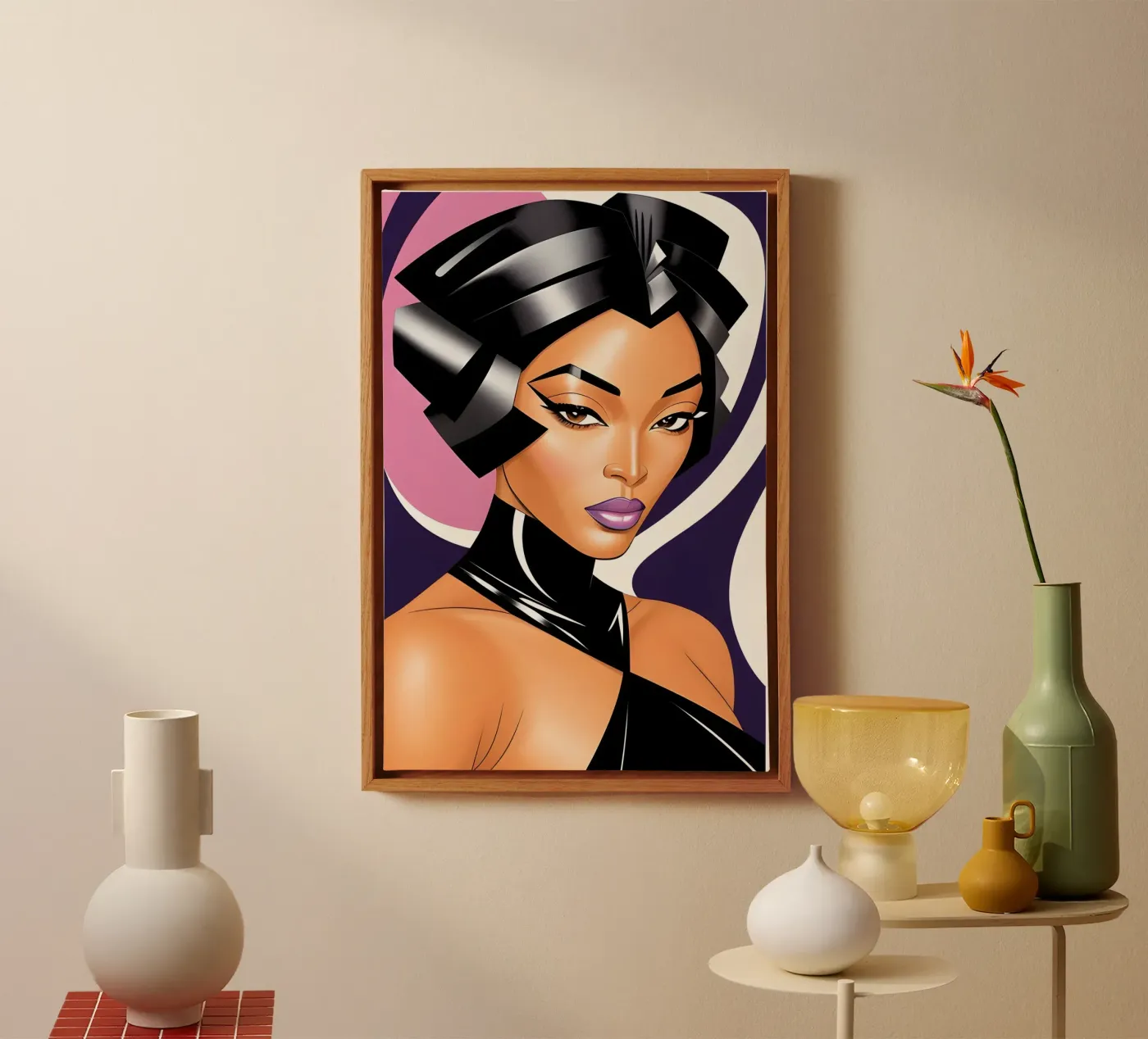 BLACK ELEGANCE canvas by ART DECO