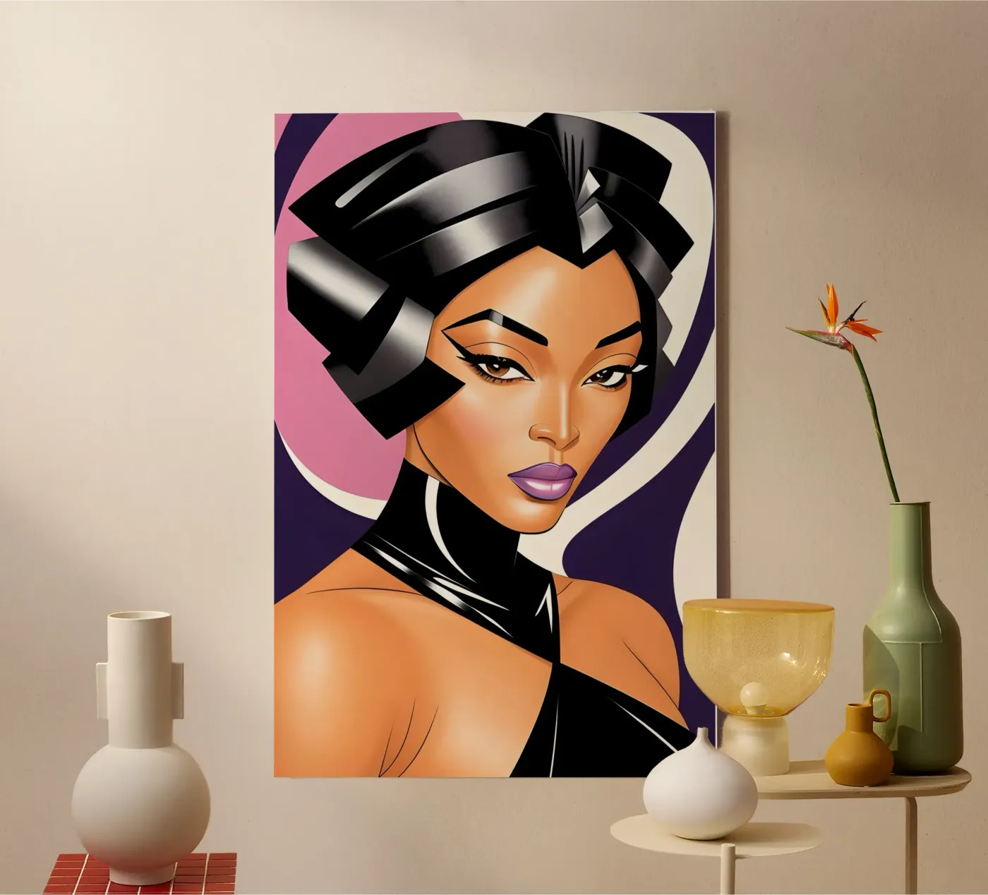 BLACK ELEGANCE canvas by ART DECO