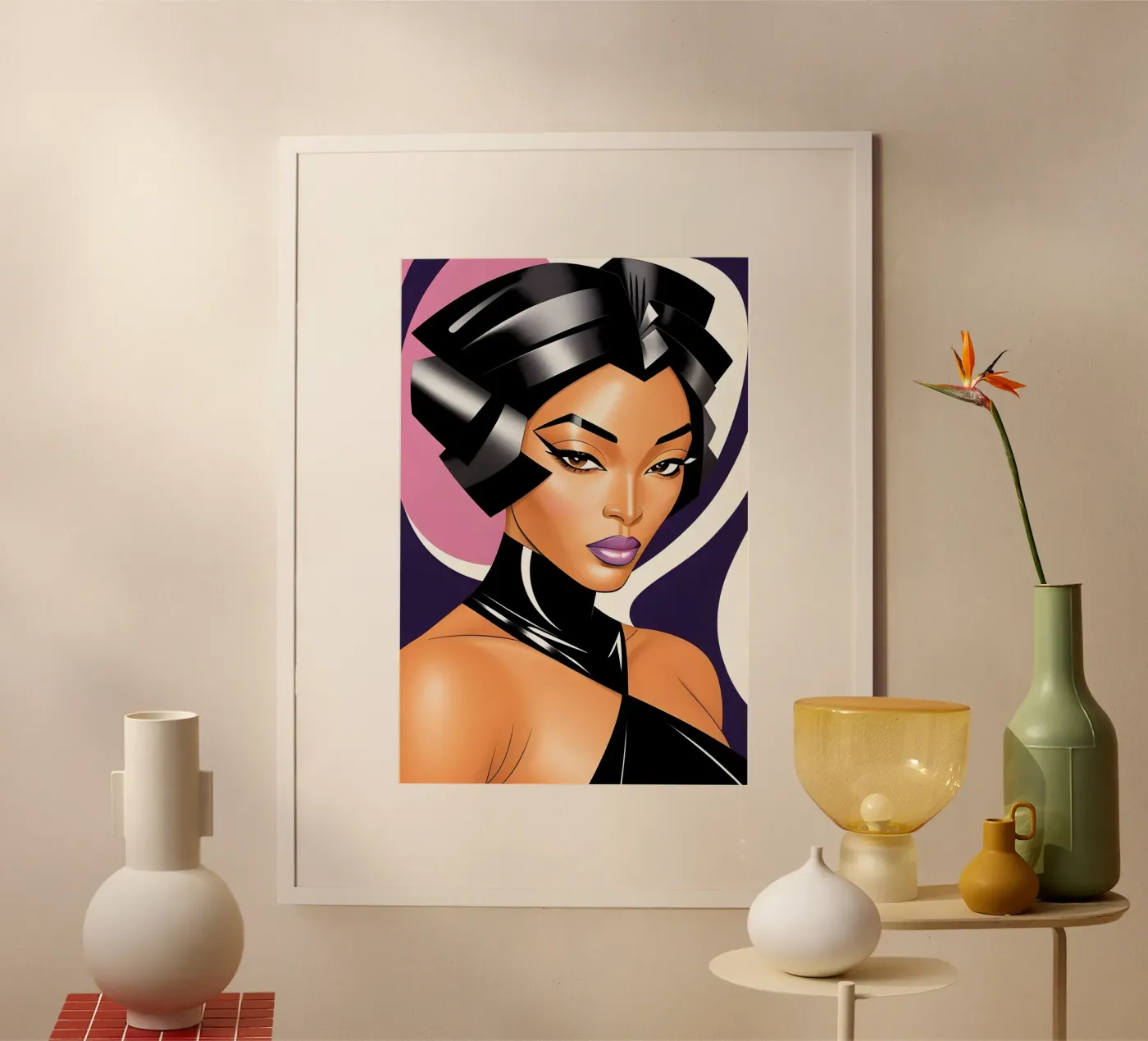 BLACK ELEGANCE poster de ART DECO