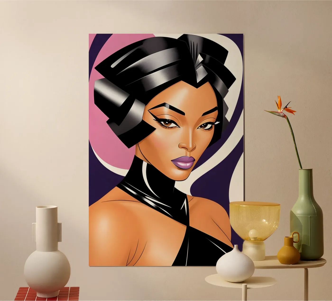 BLACK ELEGANCE poster de ART DECO