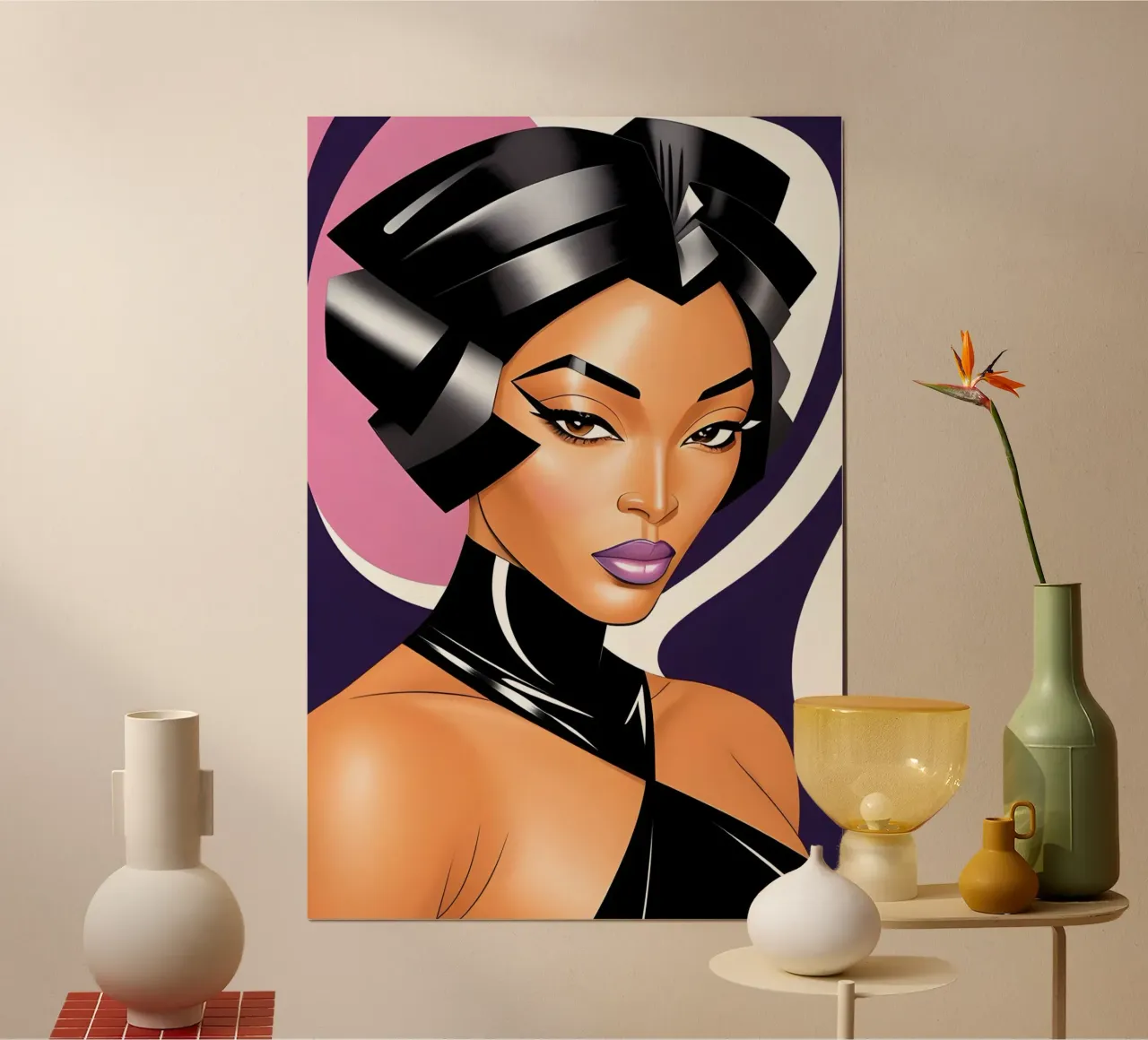 BLACK ELEGANCE poster by ART DECO