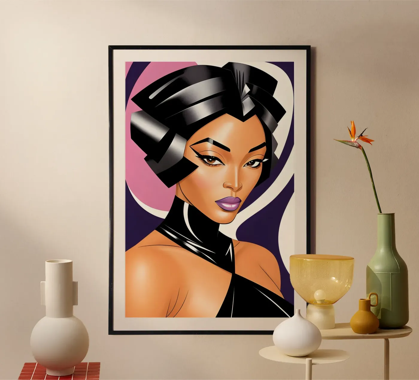 BLACK ELEGANCE poster de ART DECO