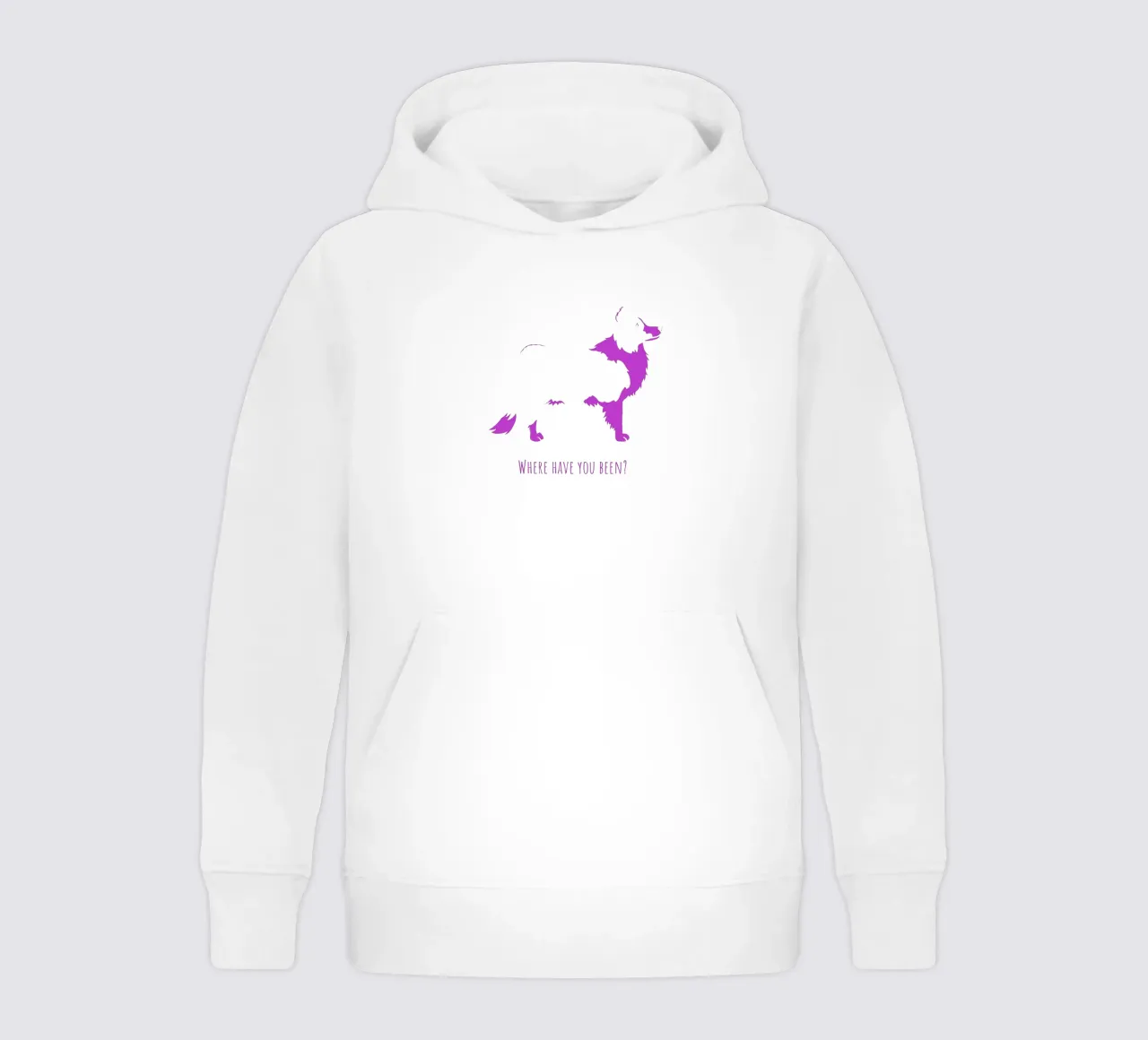 Border collie felpa bambino con cappuccio da Pop dogs