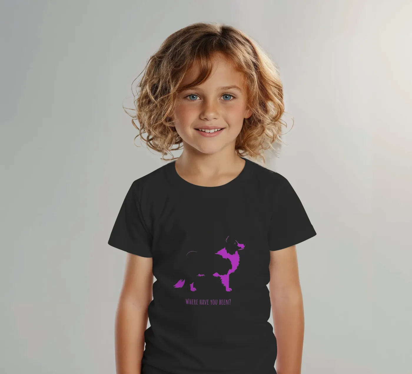 Border collie kinder t-shirt van Pop dogs