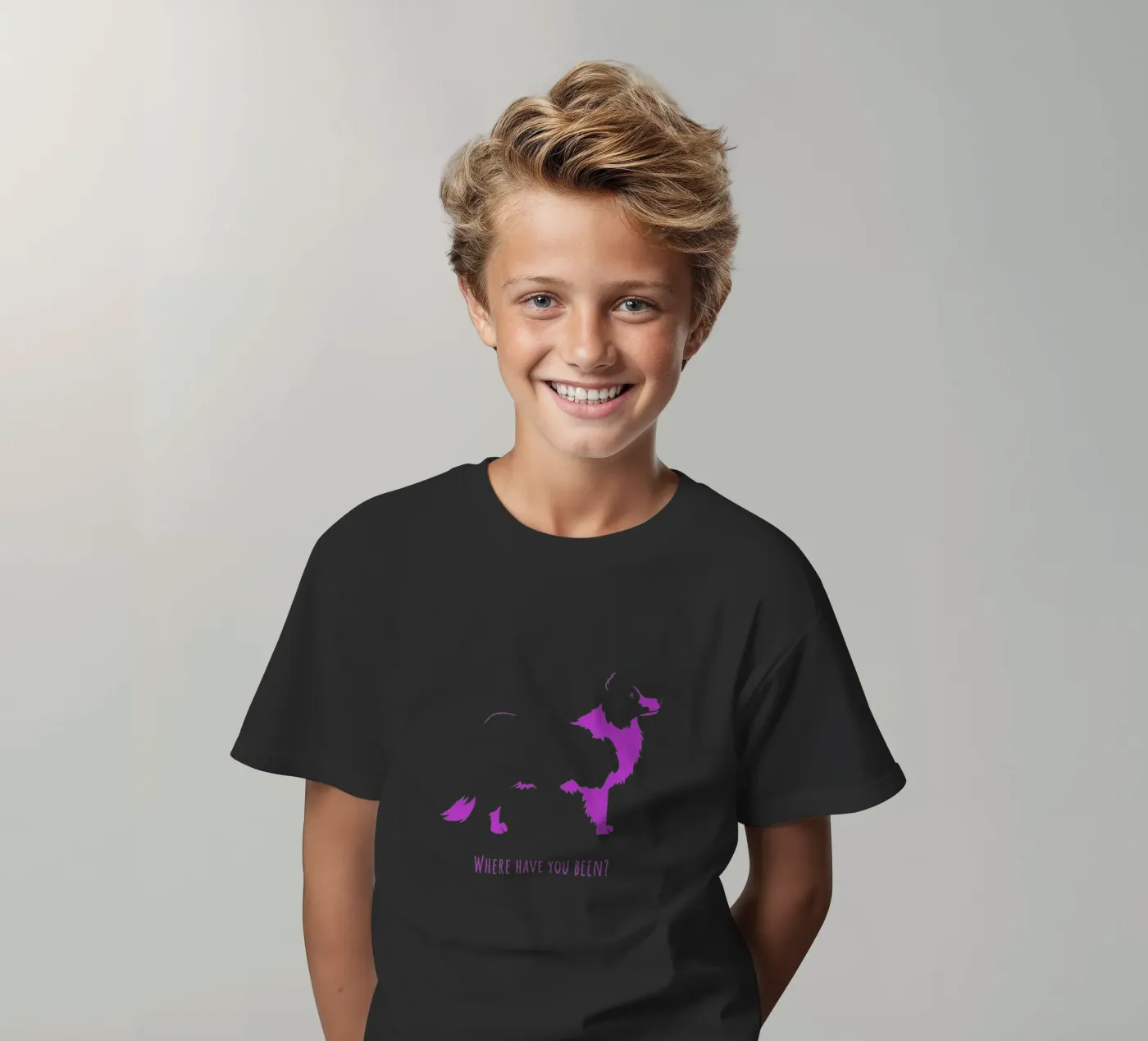 Border collie kinder t-shirt van Pop dogs