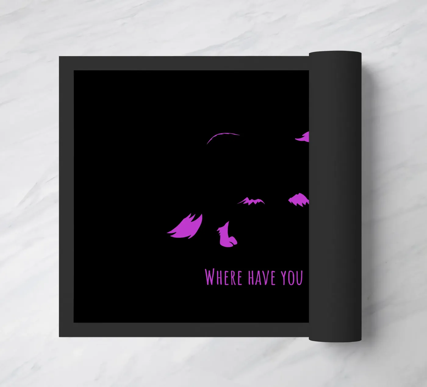 Border collie doormat by Pop dogs