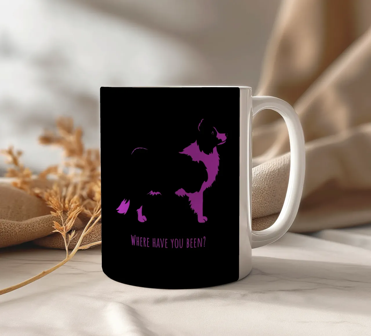 Border collie tazza in ceramica da Pop dogs